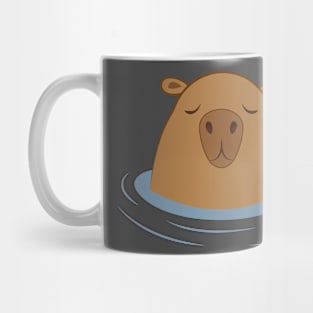 capybara in the water Mug